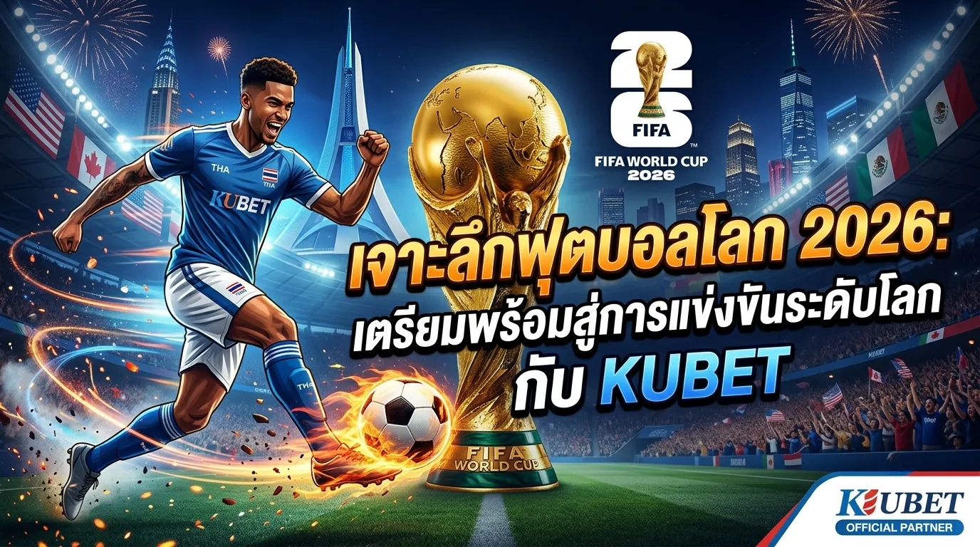 เจาะลึกฟุตบอลโลก 2026: เตรียมพร้อมสู่การแข่งขันระดับโลกกับ KUBET
