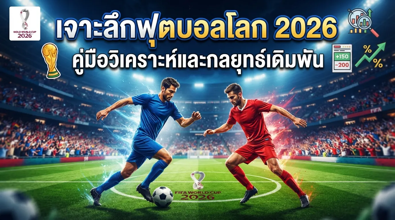 เจาะลึกฟุตบอลโลก 2026: คู่มือวิเคราะห์และกลยุทธ์เดิมพัน